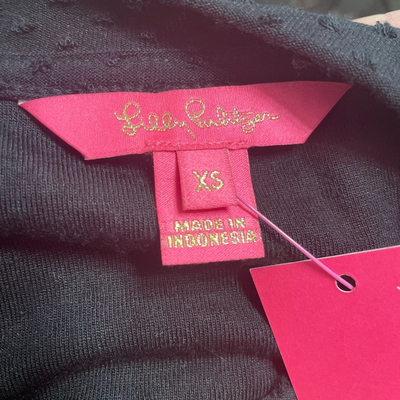 Lilly Pulitzer Black Dress XS / Small / Medium NWT SFPF - Picture 6 of 6